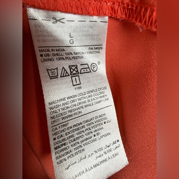 Old Navy Floral Off-Shoulder Midi Dress - Orange, Pink, Yellow - Picture 6 of 8